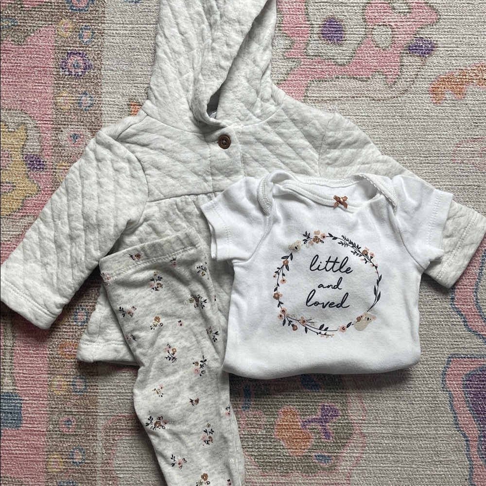 NWOT Carters Baby Girl Outfit